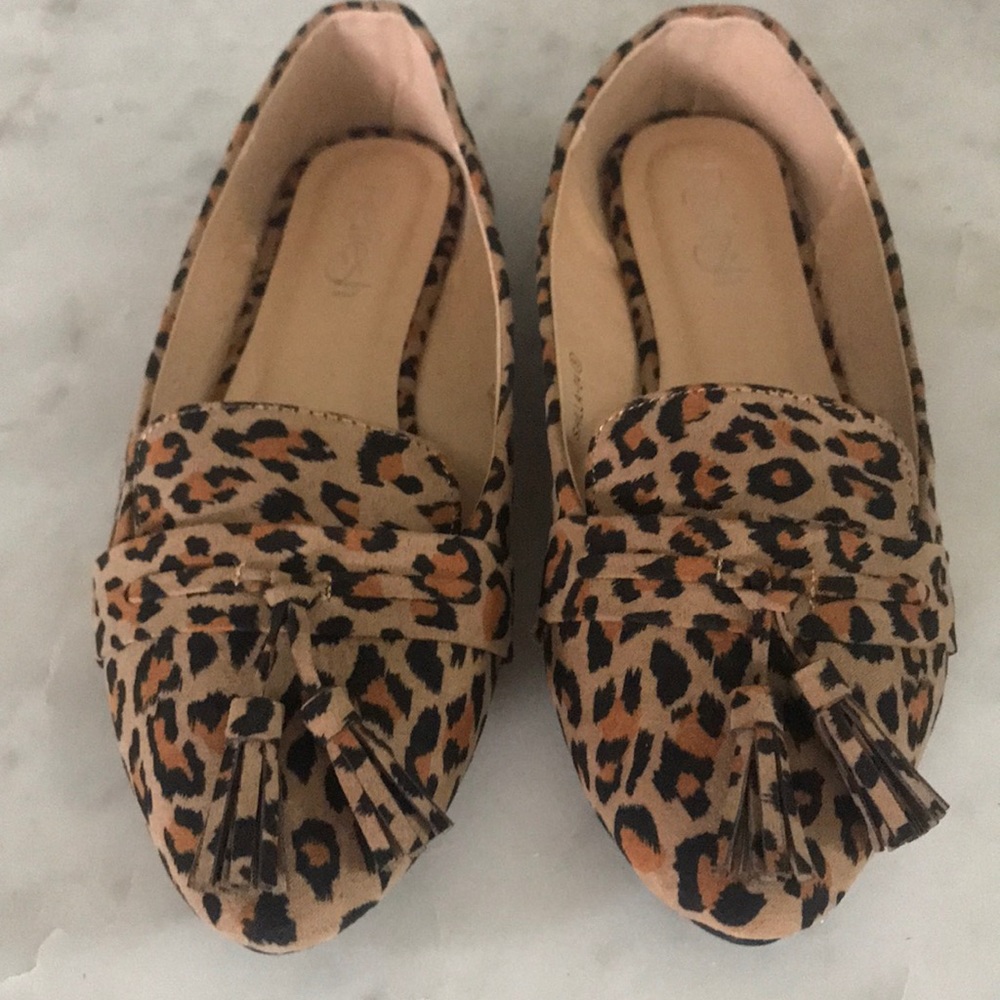 🐆NEW! LAST ONE!  Leopard flat loafers🐆 Size 8 - Picture 4 of 8